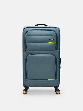 Fossil Unisex Kumaş Orta Boy Ultra Hafif Şifreli Körüklü Kendi Etrafında Dönebilen Valiz 013-02