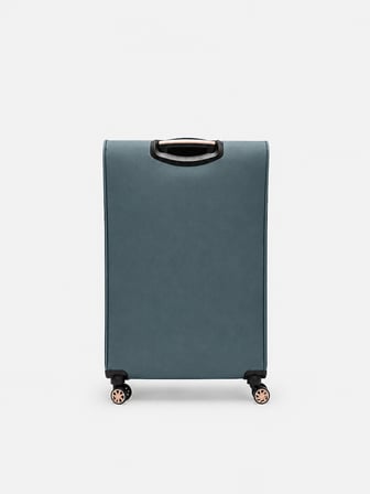 Fossil Unisex Kumaş Kabin Boy Ultra Hafif Şifreli Körüklü Kendi Etrafında Dönebilen Valiz 013-03