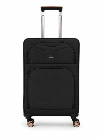 Fossil Unisex Kumaş Orta Boy Ultra Hafif Şifreli Körüklü Kendi Etrafında Dönebilen Valiz 010-02