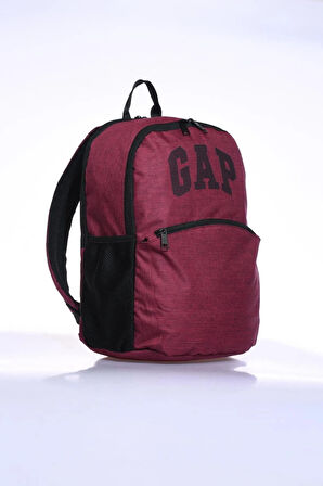 Gap Çok Gözlü Unisex Okul Günlük Sırt Çantası Bordo 03441