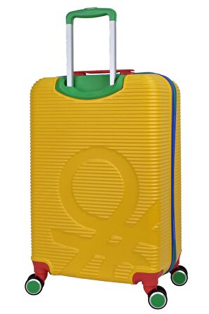 United Colors Of Benetton Lüx Abs 3'lü Valiz Seti Sarı BNT500