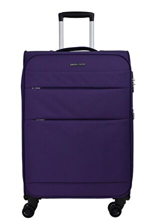 Pierre Cardin Ultra Light Hafif Lüx Kumaş Orta Boy Valiz Mor PC4200