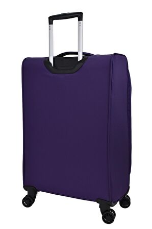 Pierre Cardin Ultra Light Hafif Lüx Kumaş Orta Boy Valiz Mor PC4200