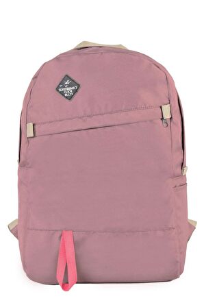 Elatae Unisex Çok Gözlü Günlük Seyahat Okul Sırt Çantası Pembe 2102