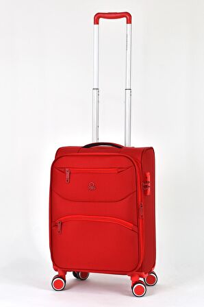United Colors Of Benetton Ultra Light Kumaş Kabin Boy Valiz Kırmızı BNT2400