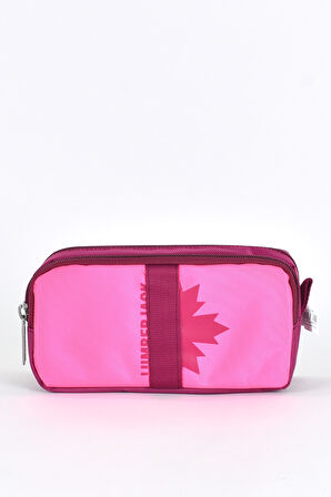 Lumberjack Çok Gözlü Unisex 2'li Okul Çantası Seti Okul Çantası ve Kalemlik Pembe LMCAN24012