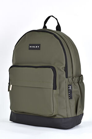 Sisley Okul Sırt Çantası Unisex Çok Gözlü Günlük Seyahat Sırt Çantası Haki 12914