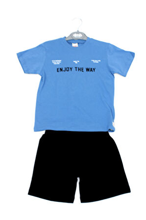Dmb Erkek Çocuk Penye Şort Takım DMB-7649