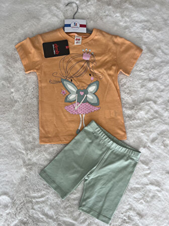 Taçlı Kanatlı  Taytlı Takım Çöp Kız 