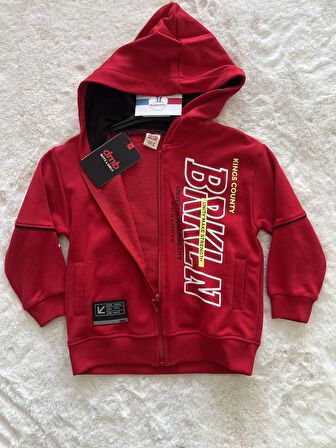 Kings County Fermuarlı Kapşonlu İkili Takım