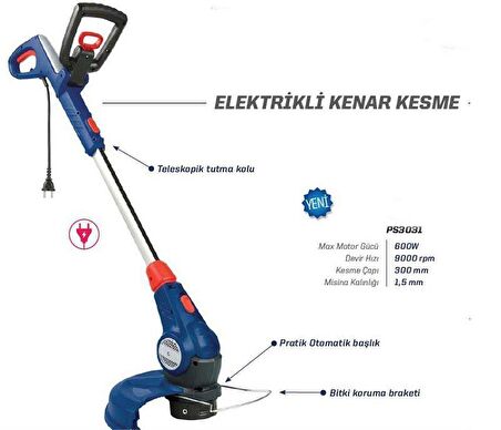 Hyundai PS3031 Elektrikli Kenar Kesme Makinesi 600W