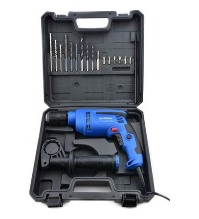 Hyundai Hp710Set 710W Darbeli Matkap Pls.Çanta+16 Parça Uç Set