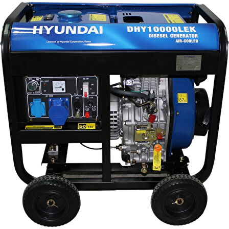 Hyundai DHY10000LEK Dizel Marşlı Jeneratör 8,5kVA