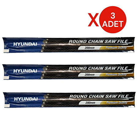 Hyundai Motor Zincir Bileme Eğesi 5/32'' (4MM) 3 Adet