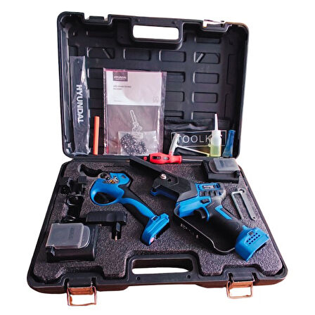 Hyundai HCS308XP + LaserCut 40XP Akülü Budama Seti – Çift Akülü Profesyonel Bahçe Bakım Seti