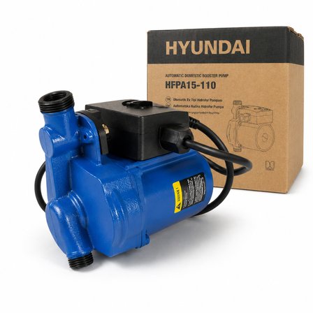 Hyundai HFPA15-110 Otomatik Ev Tipi Hidrofor Pompası 150 W 1.8 m³/saat IP44