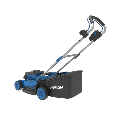 Hyundai HY40CLM37 2x20V Akülü Çim Biçme Makinesi 37 cm Akü ve Şarj Cihazı Hariç