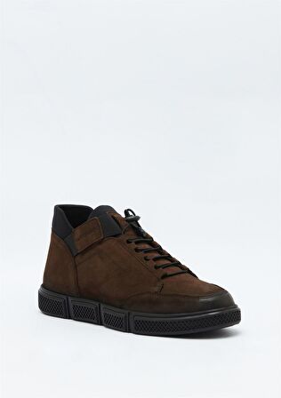 Hammer Jack Bilbao M Yuvarlak Burun Orta Topuk Bağcıklı Soğuk Havaya Dayanıklı spor Kahverengi Klasik Bot Nubuk