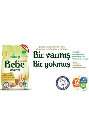 Bebe Bisküvisi Keçi Sütlü 400 Gr X 12 Adet Paket