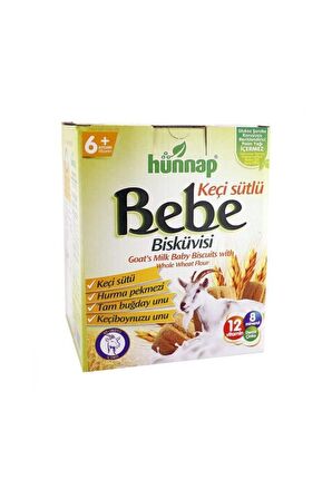 hünnap Keçi Sütlü Bebe Bisküvisi 400 gr