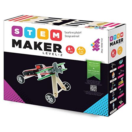 STEM - MAKER ELEKTRONİK SETİ Level-2 5+ Yaş 1+ Oyuncu