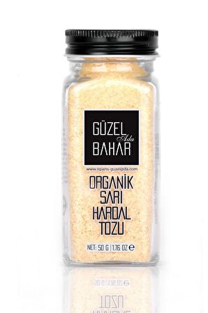 Organik Sarı Hardal Tozu (45 gr) - Güzel Gıda