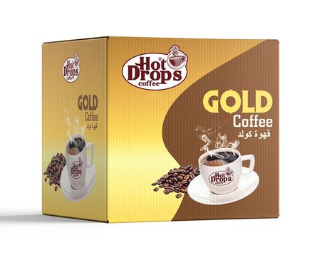 HOT DROPS Gold Kahve (100GR) 50 Adet X 2 Gr Hazır Granül Kahve