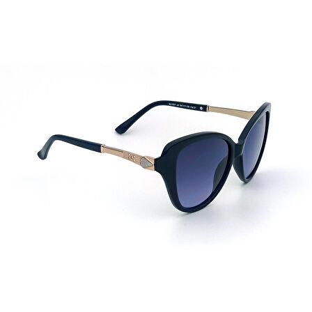 Siyah Çerçeveli Metal Saplı Kadın Güneş Gözlüğü