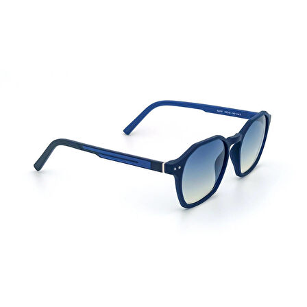 Köşeli Tasarım Mavi Saplı Güneş Gözlüğü SS 319-CRB03
