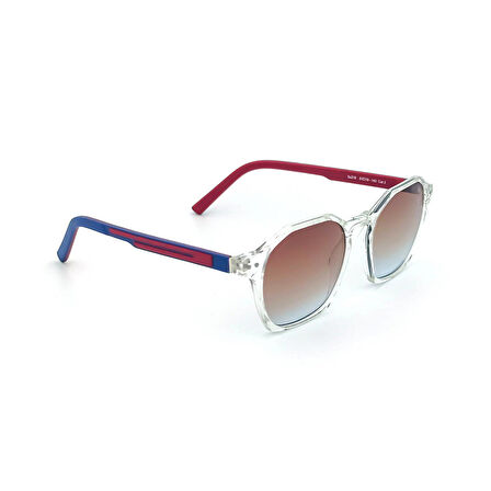 Kırmızı Saplı Şeffaf Çerçeveli Güneş Gözlüğü SS 319-CRB06
