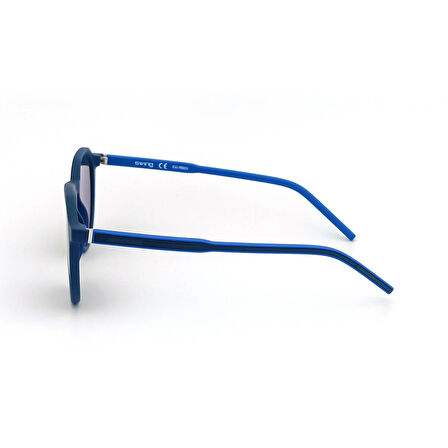 Mavi Sap Tasarımlı Yuvarlak Güneş Gözlüğü SS 297-CRB03