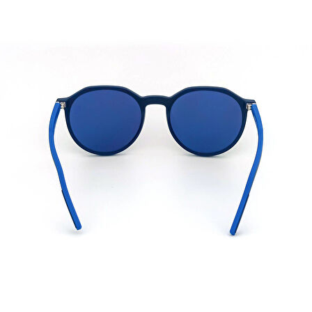 Mavi Sap Tasarımlı Yuvarlak Güneş Gözlüğü SS 297-CRB03