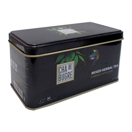 Cha De Bugre Form Karışık Bitki Çay Mixed Herbal Tea 20 Süzen Poşet