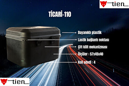 110 Litre Motosiklet Pizza Çantası