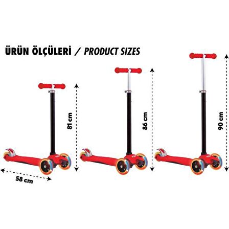 Can Toys Scooter Maxi Turuncu CN-254T