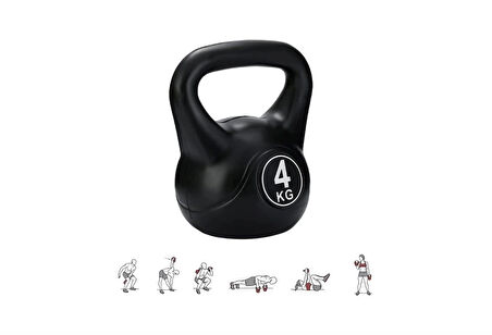 Fischer 4 Kg Çaydanlık Tipi Dambıl Kettlebell Ağırlık