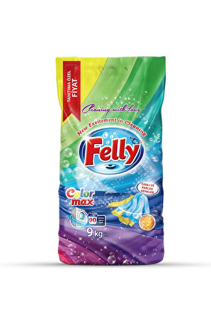 Felly 9 kg Renkliler Için Çamaşır Deterjanı/matik/toz Deterjanı