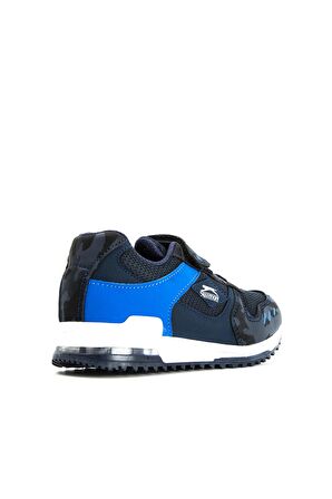 Slazenger EDMOND Sneaker Erkek Çocuk Ayakkabı Lacivert Kamuflaj