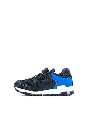 Slazenger EDMOND Sneaker Erkek Çocuk Ayakkabı Lacivert Kamuflaj