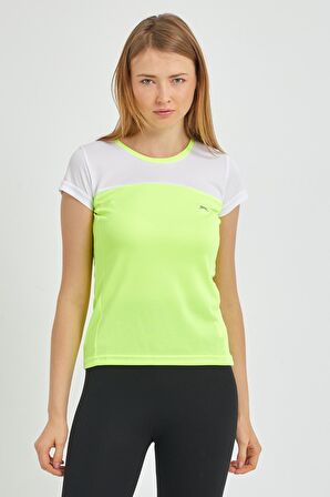 Slazenger RANDERS Kadın T-Shirt Neon Sarı