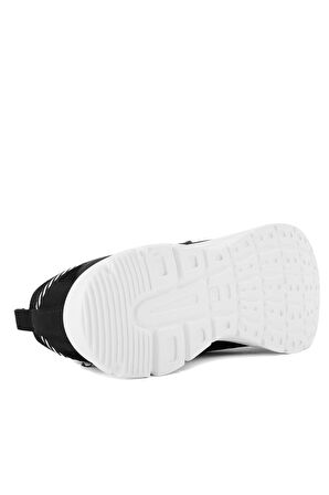 Slazenger ALONE I Sneaker Unisex Ayakkabı Siyah / Beyaz