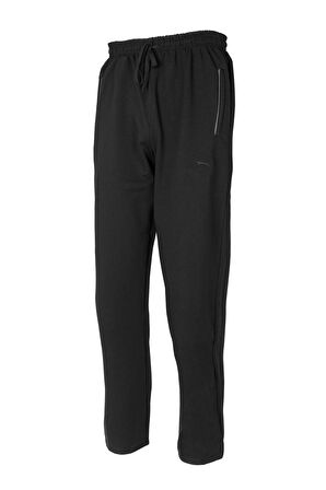 Slazenger JERRY Büyük Beden Erkek Cepli Siyah Eşofman Altı