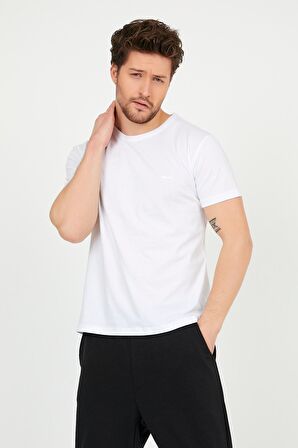 Slazenger SANDER KTN Erkek  Beyaz Tişört