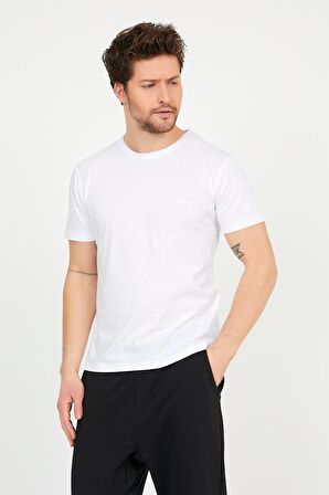 Slazenger SANDER KTN Erkek  Beyaz Tişört