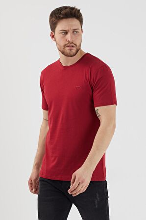 Slazenger SANDER I Erkek T-Shirt Bordo