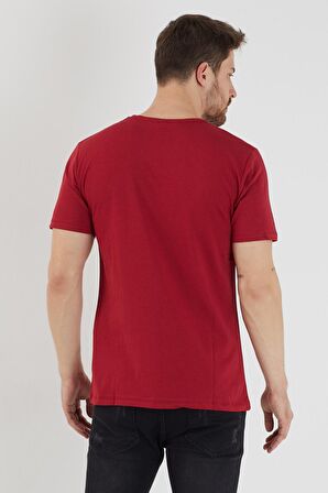Slazenger SANDER I Erkek T-Shirt Bordo