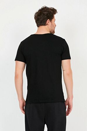 Slazenger SANDER I Erkek T-Shirt Siyah