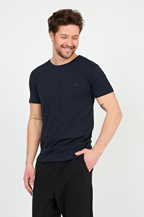 Slazenger SANDER I Erkek T-Shirt Lacivert