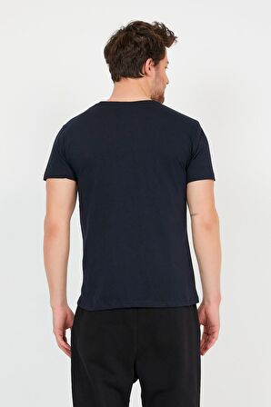 Slazenger SANDER I Erkek T-Shirt Lacivert