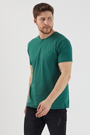 Slazenger SANDER Erkek T-Shirt K.Yeşil